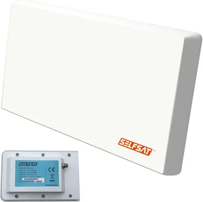 Produktbild von SELFSAT SAT-Flachantenne H22D+, mit Single LNB