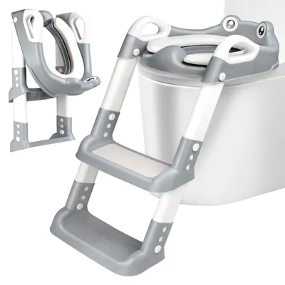 Produktbild von Omgoods – Toilettensitz mit Treppe für Kinder – Verstellbarer Töpfchentrainer