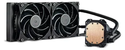 Immagine prodotto di Cooler Master MasterLiquid Lite 240 - Sistema di raffreddamento a liquido per processori - (per: LGA775, LGA1156, AM2, AM2+, LGA1366, AM3, LGA1155, AM3+, LGA2011, FM1, FM2, LGA1150, FM2+, LGA2011-3, LGA1151, AM4, LGA2066)