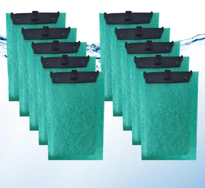 Zdjęcie produktu dla 10 sztuk filtrów zastępczych do filtrów Tetra EasyCrystal 250/300, zawierających węgiel aktywny i włókninę filtracyjną