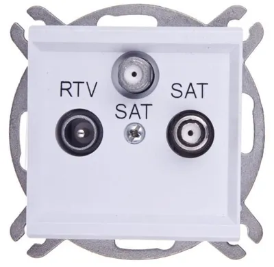Productafbeelding van Ospel GPA-R2S/m/00, Wit, IP20, 71 mm, 35 mm, 71 mm, 108,5 g