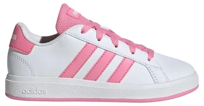 Immagine prodotto di adidas Grand Court Lifestyle, colore bianco cloud, rosa "bliss" e nero "core", taglia EU 28 (modello per ragazzi)