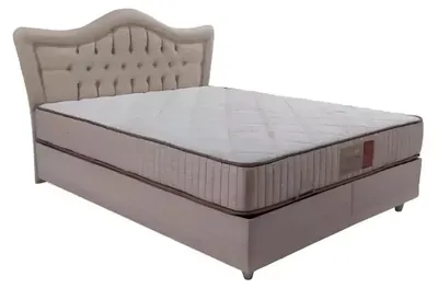 Produktbild von Luxus Bett mit Kingsize Matratze Hotelbett Bettkasten Schlafzimmer Betten