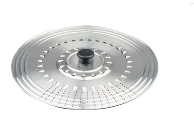 Multifunktionsdeckel Prisma 18-22 cm, Edelstahl, silber