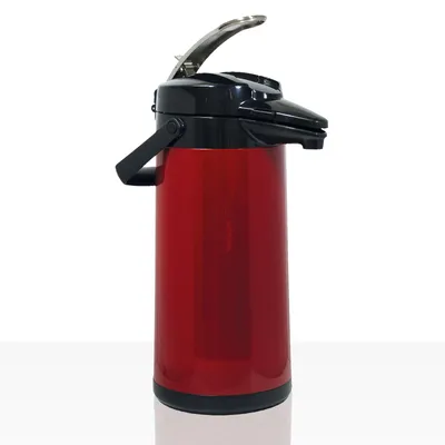 Produktbild von Bonamat Airpot Furento Pumpkanne 2,2l für TH - Glaseinsatz Matt Rot