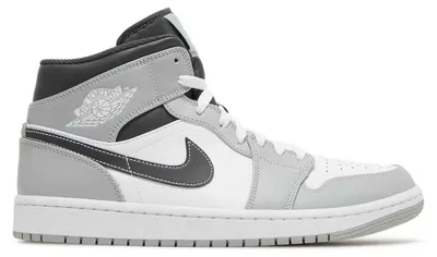 Produktbild von Air Jordan 1 Mid Light Smoke Grey Anthracite - EU: 42
