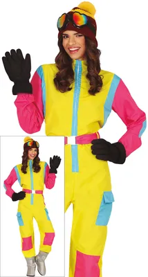 Produktbild von Guirca 80er Jahre Skifahrerin Kostüm  XL  XL