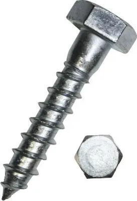 Produktbild von Sechskantholzschrauben galv. verzinkt DIN 571 12,0 mm 380 mm 25 Stk.