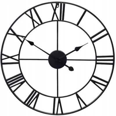 Immagine prodotto di Verk 01562 Orologio da parete retrò 3D 50 cm - nero