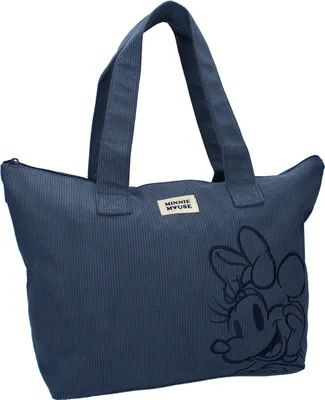 Produktbild von Disney Minnie Mouse Tasche Shopper – weicher Rippstoff & praktischer Stauraum