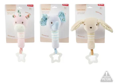 Produktbild von Toi-toys Little Stars Babyrassel + Beißring
