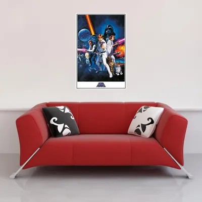 Obrázek produktu pro Star Wars - Plakát - Nová naděje - 1 list + 2 plakáty Kunststoff 62 cm schwarz
