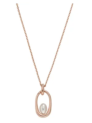 Produktbild von Zeitlose Bronze-Halskette mit Agnethe-Perle SKJ1749791