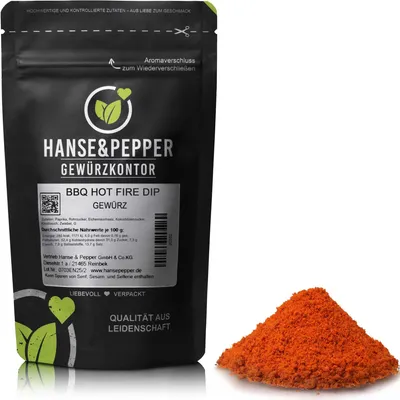 Produktbild von 100g BBQ Hot Fire Dip Gewürz