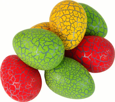 Produktbild von Leantoys Großes Dinosaurier-Ei, aus dem Dinosaurier schlüpfen, 8 cm