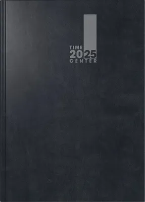 Produktbild von Brunnen 1072621905 Buchkalender TimeCenter Modell 726 (2025)| 2 Seiten = 1 Monat| A5| 272 Seiten| Baladek-Einband| schwarz