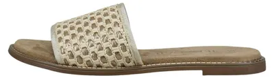 Immagine prodotto di Bagatt Goa EVO: sandali bassi da donna, modello pantofola, color beige, ideali per il tempo libero