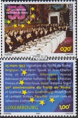 Produktbild von Briefmarken Luxemburg 2007 Mi 1734-1735 (kompl.Ausg.) postfrisch Römische Verträge