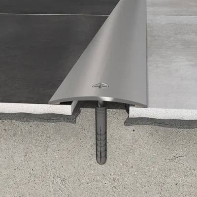 Produktbild von PROVISTON | Übergangs- & Ausgleichsprofil | Aluminium | 30 x 3.12 x 930 mm | Silber | Bodenprofil | Metallprofil | Übergangsschiene