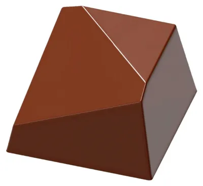 Produktbild von Schokoladenform Diagonal aus Polycarbonat mit 21 Kavitäten, 275x135x24mm Rahmengröße