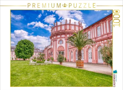 Produktbild von CALVENDO Puzzle Schloss Biebrich | 1000 Teile Lege-Größe 64x48cm Foto-Puzzle für glückliche Stunden