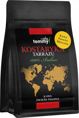 Obrázok produktu pre Mletá káva 250 g, 100 % Arabica, čerstvo pražená, Kostarika, Tarazzu, Tommy Cafe