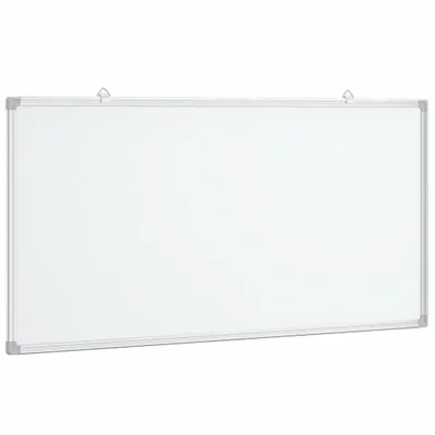 Image de vidaXL Tableau blanc magnétique 100x50x1,7 cm Aluminium