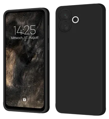 Produktbild von Hülle für Xiaomi Redmi 13 Case Cover Bumper Smartphone Softgrip Schutzhülle Farbe: Schwarz