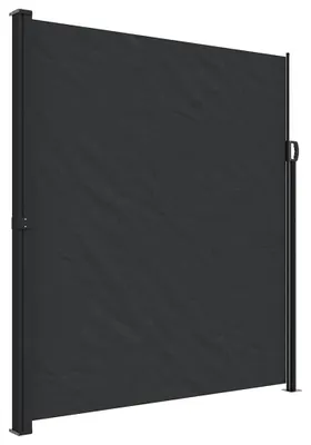 Obrázek produktu pro vidaXL Boční výsuvná markýza černá 220x600 cm