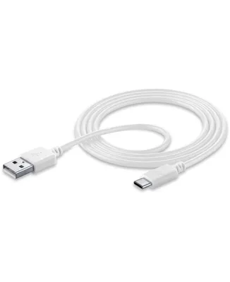 Produktbild von Cellularline USB-Ladekabel 1,2m weiß USB-A/Typ-C
