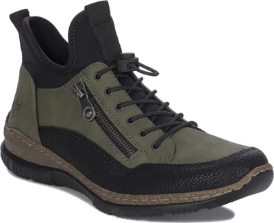 Produktbild von Rieker hwk damen halbschuhe Schnürer grün in Gr. 37