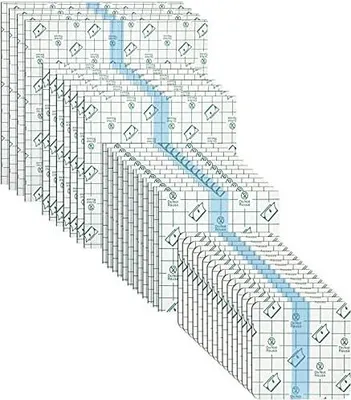 Produktbild von 100 Stücke Wasserdicht Transparent Bandage,Transparente Duschpflaster,Pflaster Wasserfest,Medizinisch Pflaster Stretch Wundkompressen Tattoo Verband, 4 Größen (3 Zoll, 4 Zoll, 6 Zoll, 8 Zoll)