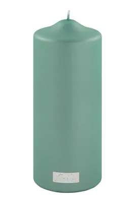 Produktbild von Fink CANDLE, metallic Stumpenkerze, Paraffin, türkis, H. 20 cm, D. 8 cm Höhe: 20.00 cm Durchmesser: 8.00 cm 172008
