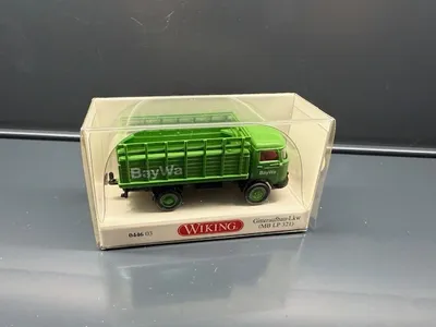 Produktbild von Wiking H0 1/87 044603 LKW MB LP321 Pritsche mit Gitteraufbau Baywa -NEU