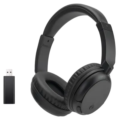 Productafbeelding van Draadloze Bluetooth-koptelefoons met FM-radio, draadloze over-ear koptelefoons voor televisie