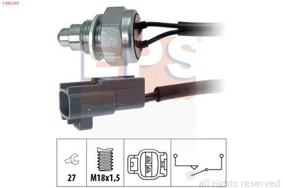 Zdjęcie produktu dla EPS 7.6259, przełącznik FACET, lampa cofania x