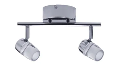 Image de Spot LED 2 x 3,2 W, chromé