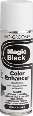 Immagine prodotto di BioGroom Magic Black Shampoo secco per cani Spray esaltatore di colore