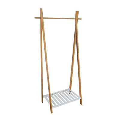 Productafbeelding van Kledingrek Nagano, 80 x 160 cm, hout, wit/naturel