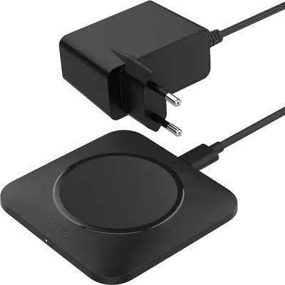 Produktbild von Belkin WIA007vfBK, Drinnen, AC, Kabelloses Aufladen, Schwarz
