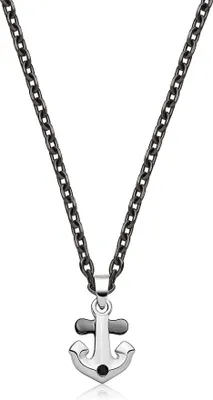 Image de Colliers avec pendentif Sagapò noir de 50 cm à 70 cm Collection Nautika - homme