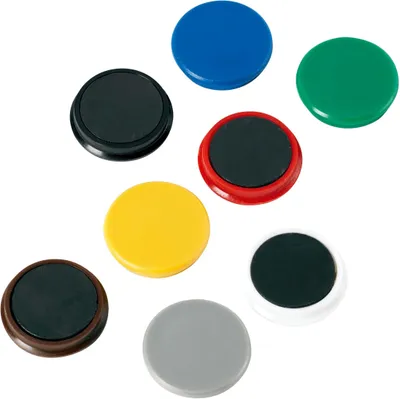 Produktbild von ALCO Haftmagnet 6818V26 13x7mm sort 10 St./Pack.
