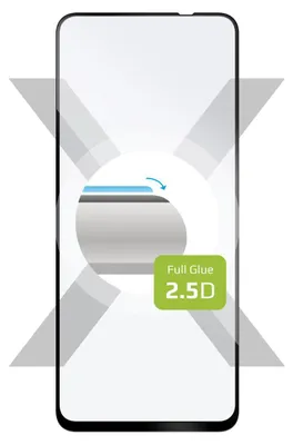 Image de Film de protection en verre trempé FIXED, couverture totale, pour Xiaomi Redmi Note 10 5G, couleur noire