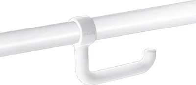 Immagine prodotto di Porta rotolo di carta igienica Delabie per maniglia di sostegno D32-34mm in nylon bianco