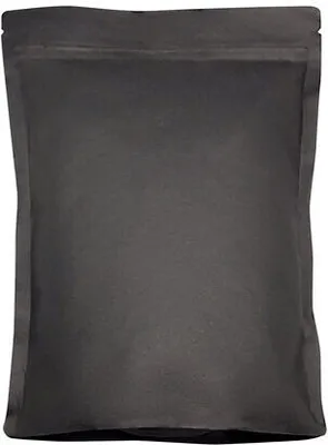 Produktbild von 100x Standbodenbeutel Kraftpapier schwarz 190x265x100mm 1000ml