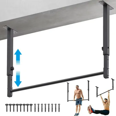 Produktbild von Verstellbare Klimmzugstange für die Deckenmontage, Heavy-Duty – Pull-up-Bar – Krafttraining