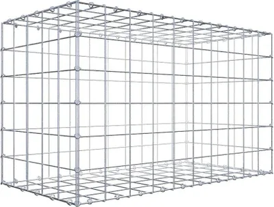 Produktbild von Gabione 100 cm x 60 cm x 50 cm (L x H x T), Maschenweite 10 cm x 10 cm, C-Ring