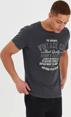 Produktbild von BLEND BHVadim Herren T-Shirt Kurzarm Shirt mit Print und Rundhalsausschnitt