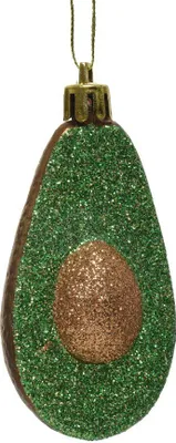 Produktbild von Anhänger Avocado Kunststoff 7cm, 2 Stück
