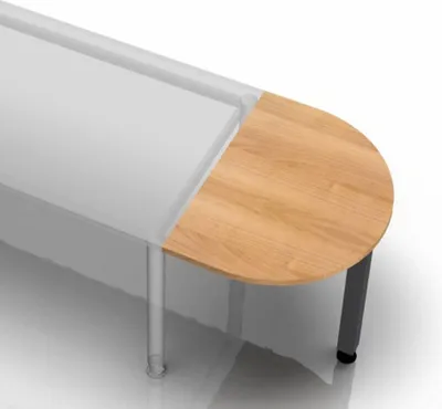 Produktbild von XBA60 G - Ansatztisch 60x80 Nussbaum